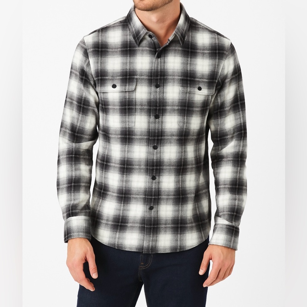 NWT Lucky Brand Men’s Plaid Shirt